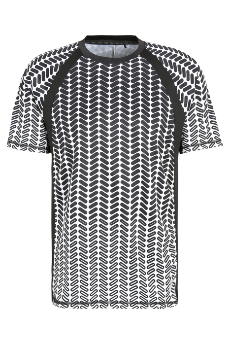 RADVILLE RAGLAN TEE EGRET FADE AOP 1