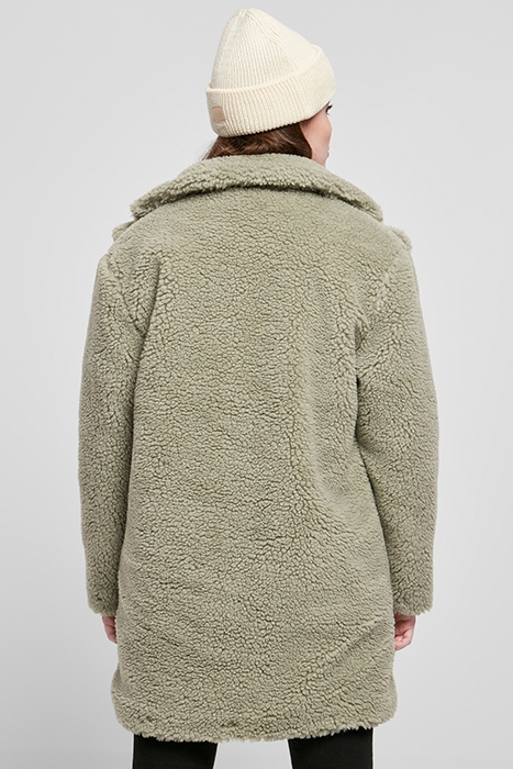 LADIES OVERSIZED SHERPA COAT SOFTSALVIA 3