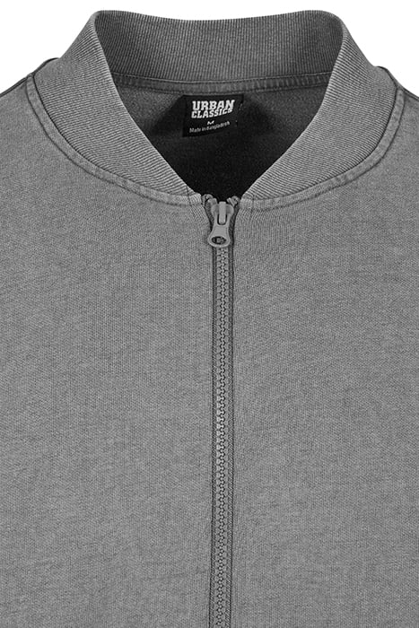 WASHED SWEAT BOMBER DARKSHADOW 7