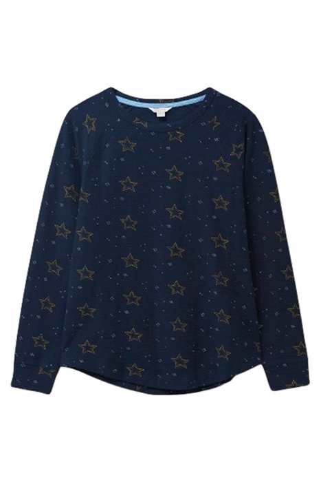 GLOIRA TEE NAVY PRINT 1
