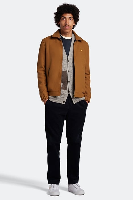 MELTON JACKET W738 HARNESS BROWN 3