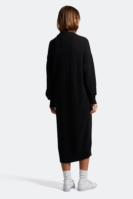 KNITTED JUMPER DRESS Z865 JET BLACK 2