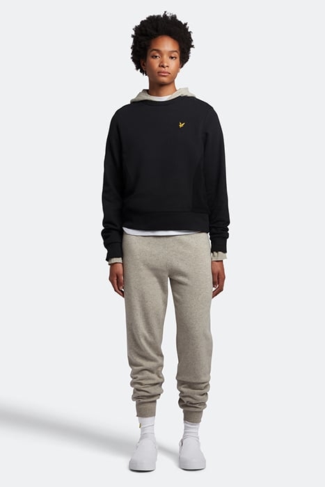 TEXTURED PANEL SWEATSHIRT Z865 JET BLACK 3