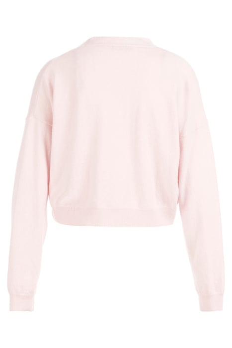 BASIC V-NECK CARDI LS PINK 5