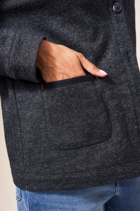 ADELE WOOL MIX JERSEY JACKET GREY 3