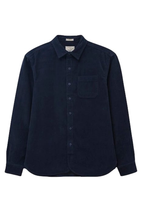 WHITWICK CORD SHIRT DARK NAVY 1