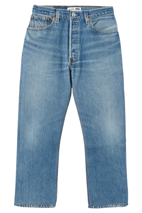 HIGH RISE CROP 24 INSEAM INDIGO 1