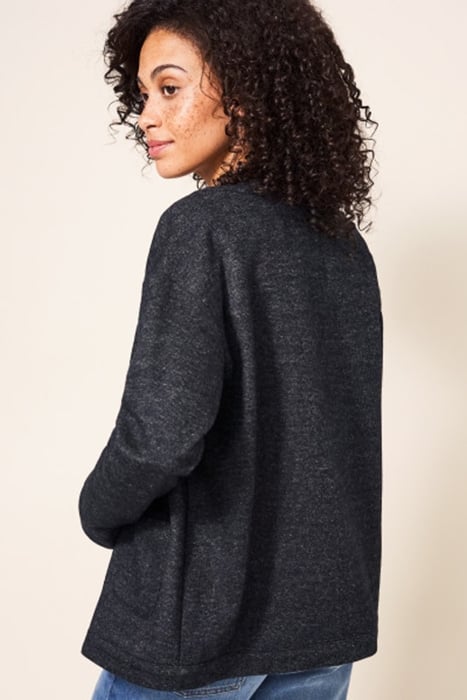 ADELE WOOL MIX JERSEY JACKET GREY 2