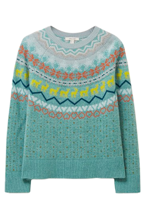 WINTERS WALK JUMPER TEAL 1