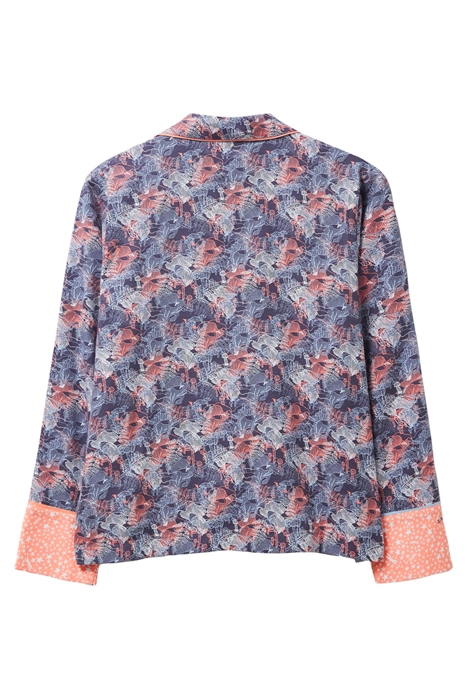 NINA WOVEN PJ SHIRT GREY PRINT 4