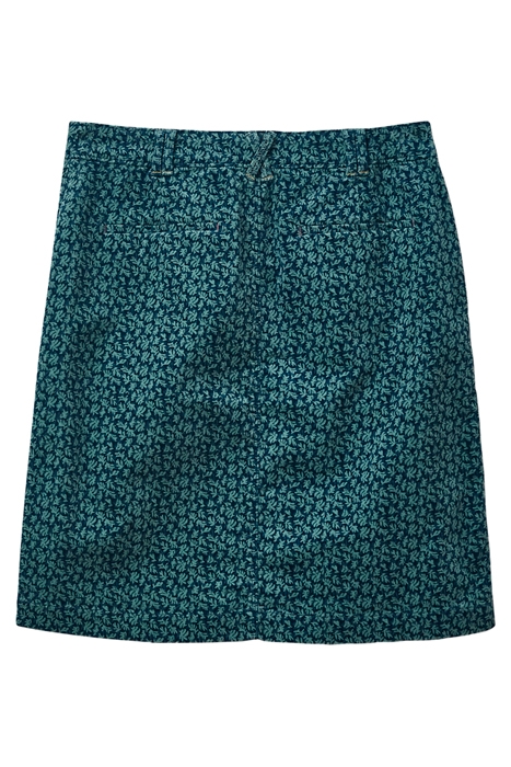 MELODY  CORD SKIRT TEAL 4
