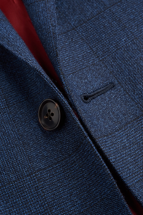 MID BLUE CHECKED SIENNA SUIT 5