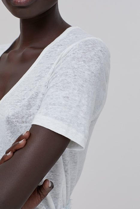 WOMEN V-NECK IVORY 3