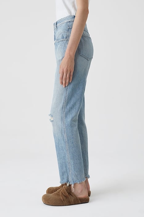 WOMEN PEDAL PUSHER JEANS LIGHT BLUE 3