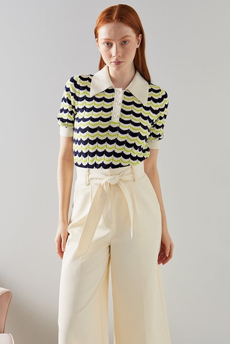 LENA WIDE-LEG & FLARED JEANS  CREAM 4