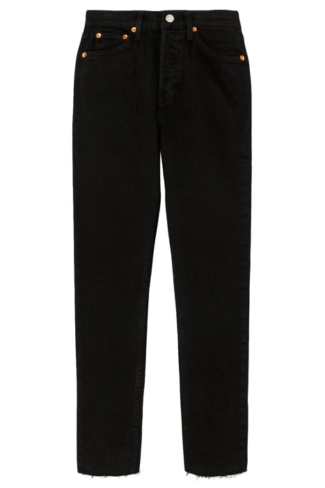 90S HIGH RISE ANKLE CROP BLACK 1