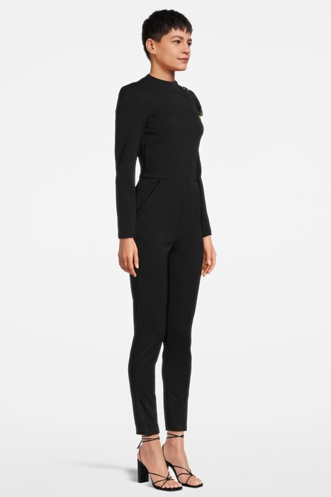 WOMEN‘S SIDE VOLANT OVERALL BLACK 4