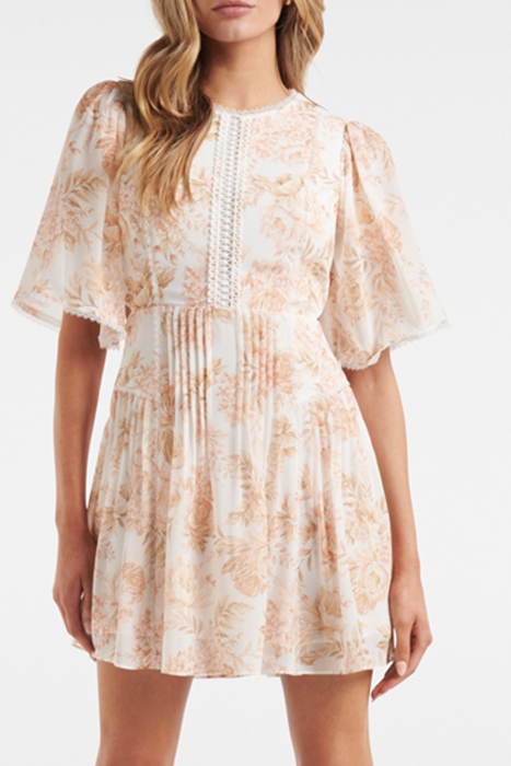 JADE ANGEL SLEEVE SKATER MINI GOLD ATHENA FLORAL 1