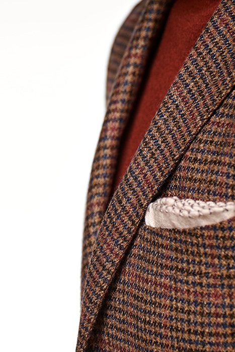 MID BROWN HOUNDSTOOTH HAVANA BLAZER 7