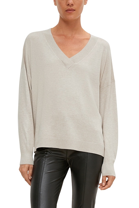 KNIT SWEATER BROWN 1