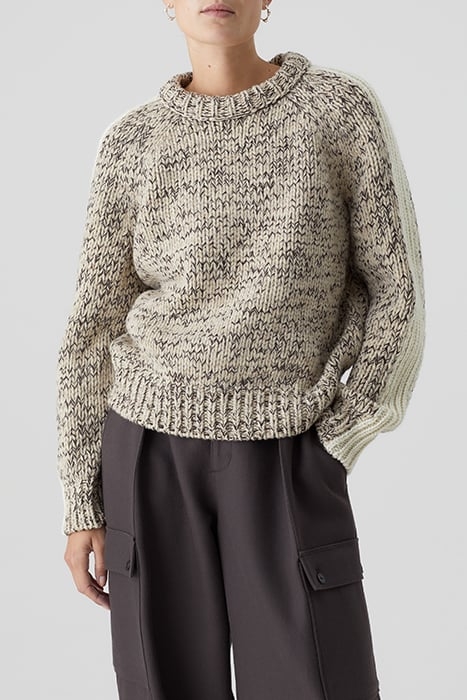 CREW LONG SLEEVE KNITS NUDE 1