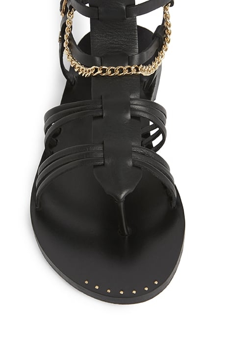 GELDA FLAT SANDAL BLACK 5