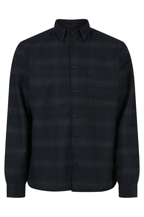 NEWHALEN LS SHIRT BLACK/BLUE 6