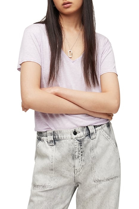 EMELYN SHIMMER TEE ASH DESERT PINK 1