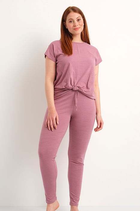 NW TOP TSHIRT SS TIARA SPACE DYE SMOKE ROSE 2