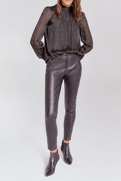 SILK AND GOLD THREAD PURE EDITION HIGH-NECK BLOUSE 3