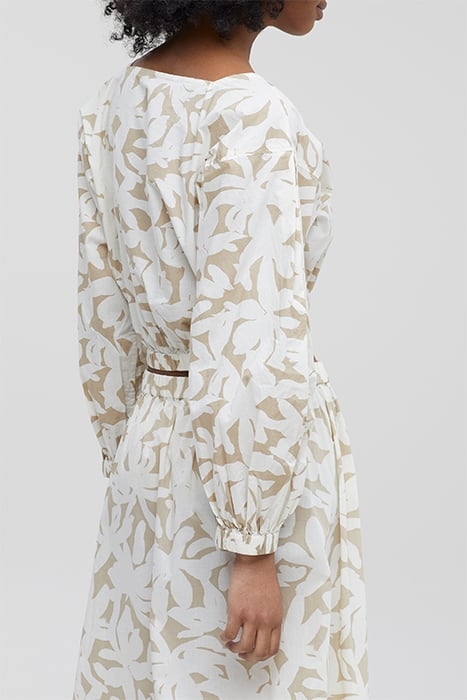 CLOSED WOMEN ELASTIC CROPPED SHIRT SHIRTS & BLOUSES GRAIN BE 3