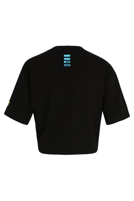 C61 OVERSIZED CROPPED TEE BLACK 2