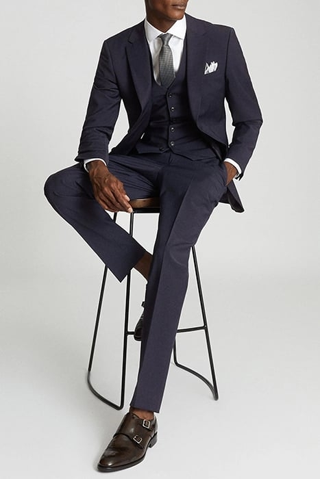 HOPE-TRAVEL TAILORED PANTS NAVY 2