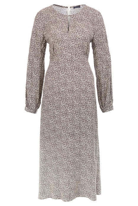 ROUND NECK DRESS SIDESLIT MULTI 1