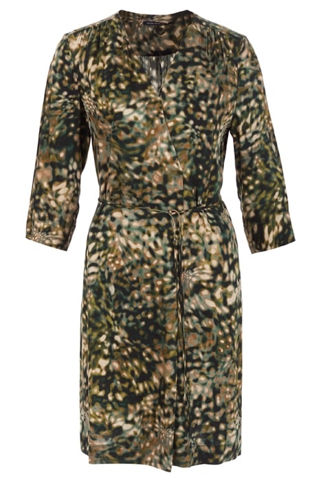 CROSS OVER DRESS GREEN 1