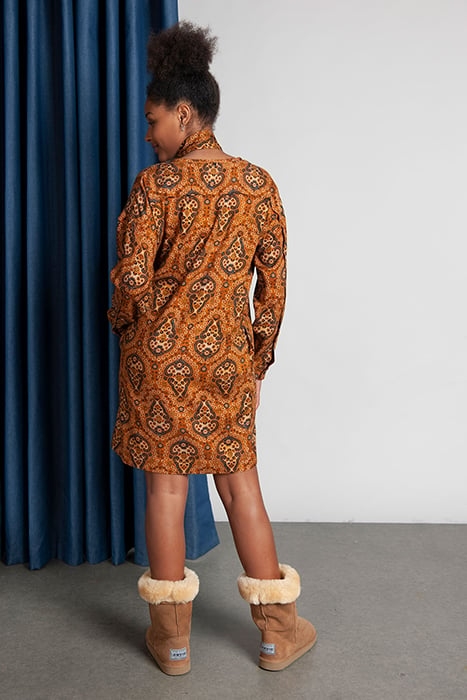 BROWN LONG SLEEVE DRESS 3