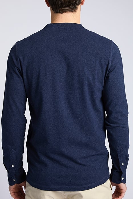 FLAJE HENLEY CF LS T-SHIRT BLUE 3