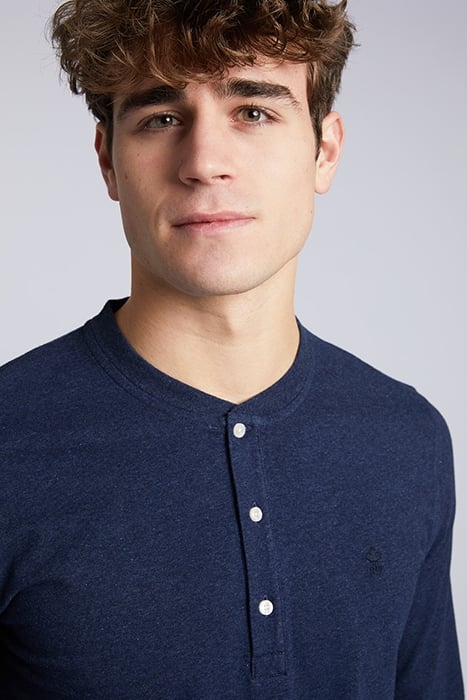 FLAJE HENLEY CF LS T-SHIRT BLUE 5