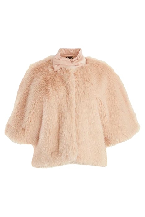 AMBER FAUX FUR PASTEL PINK WITH SIL 7