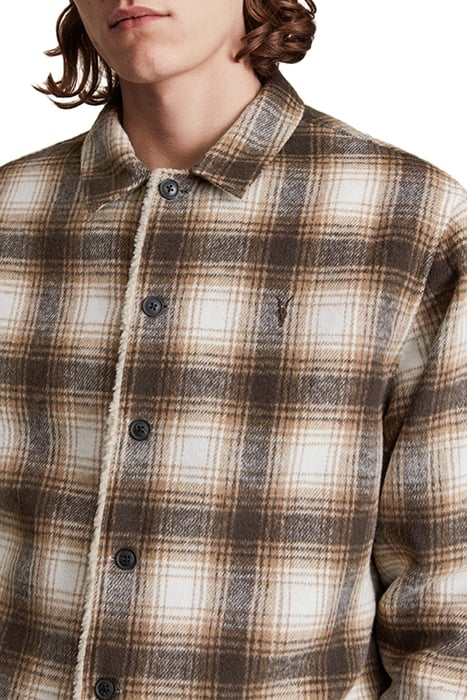 EASTFORK JACKET WHITE/BROWN 5