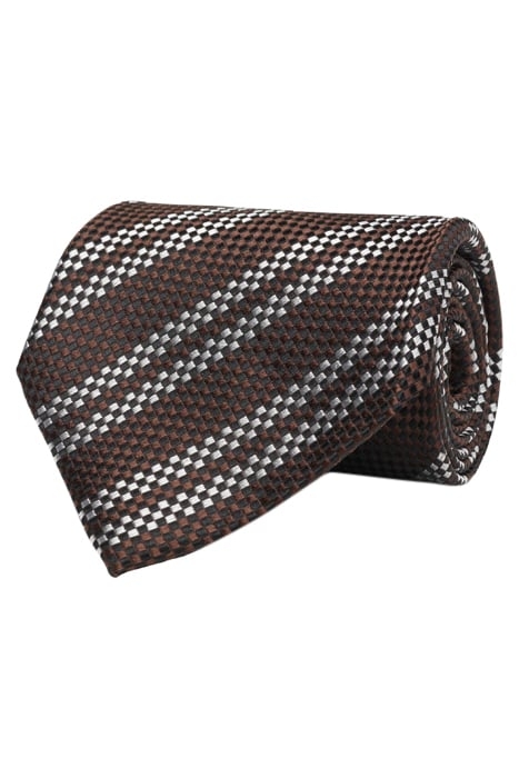 BROWN STRIPES TIE 1
