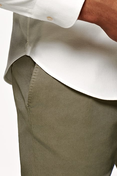 MID GREEN PLEATED CAMPO CHINO 5