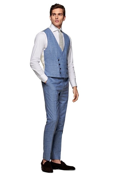 LIGHT BLUE WAISTCOAT 4