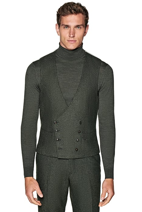 DARK GREEN WAISTCOAT 1