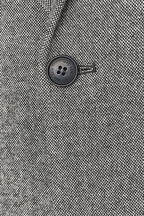 CHARCOAL SEMI-PLAIN TWEED SUIT JACKET 6