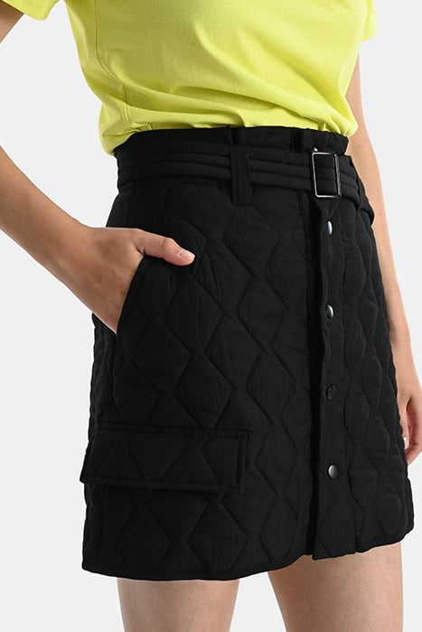 LM-SBQUILTED SKIRT BLACK 6