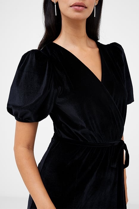 SULA VELVET MIDI DRESS BLACK 5