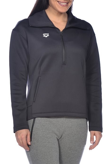 W L/S SPACER HALZ ZIP BLACK 4