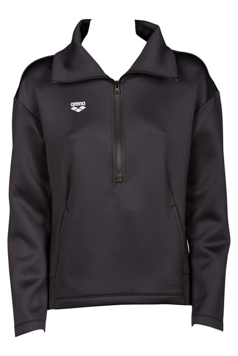 W L/S SPACER HALZ ZIP BLACK 1