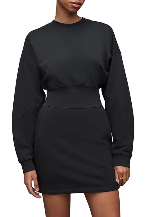 CARISA SWEATER DRESS WASHED BLACK 3